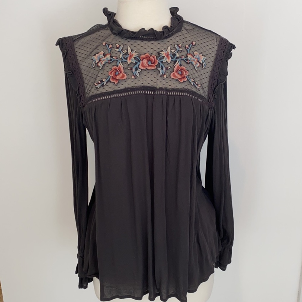 Altar’d State High-Neck Longsleeve Top